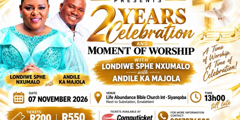 2 Years Celebration and Moment of Worship