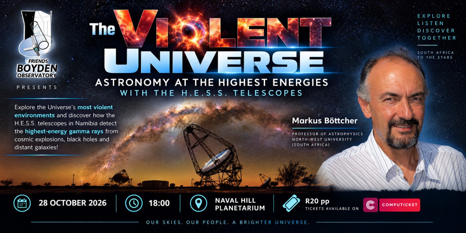The Violent Universe H.E.S.S. telescopes Public Talk 28 Oct
