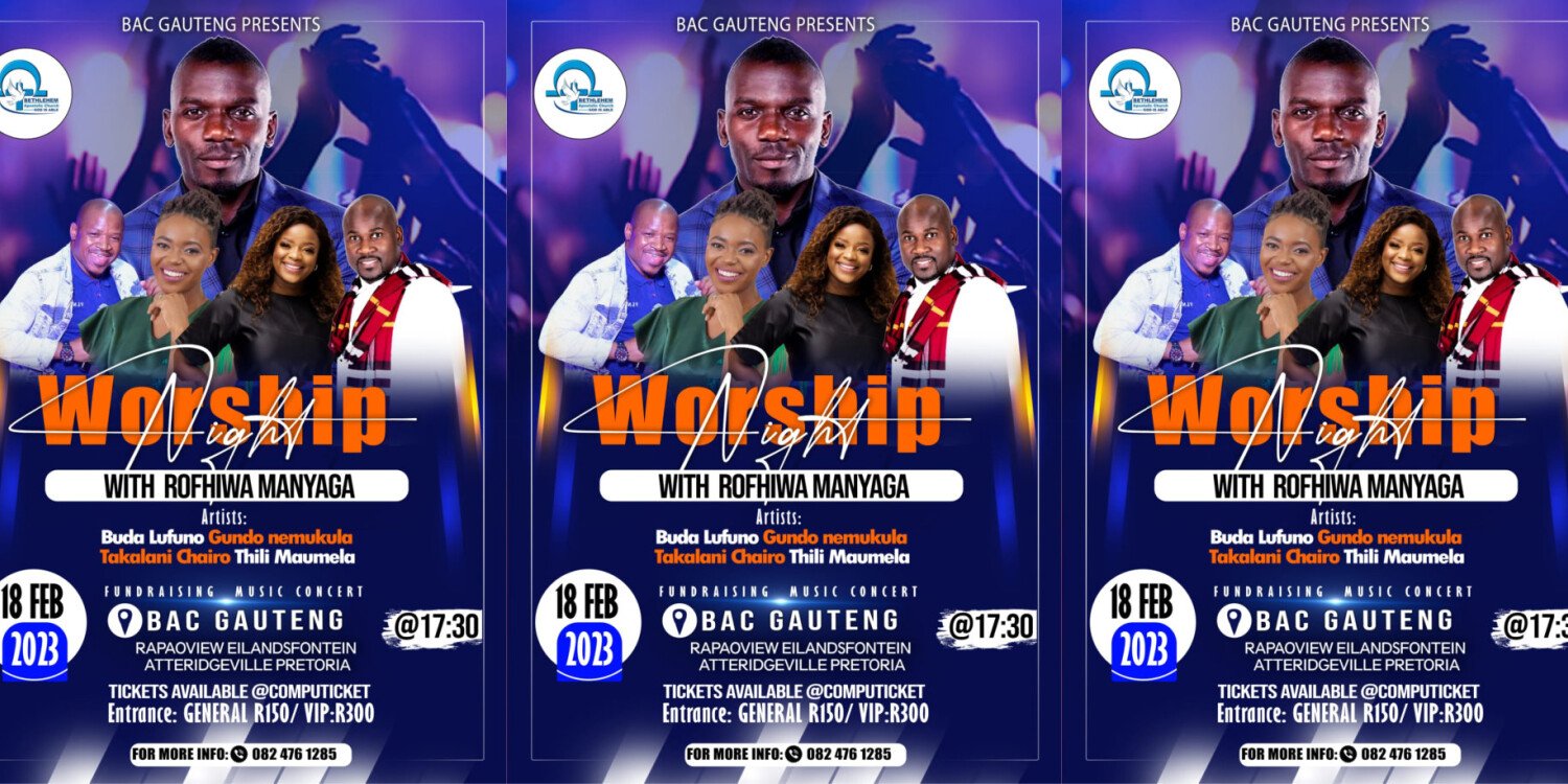 BAC Gauteng Presents Worship Night with Rofhiwa Manyaga